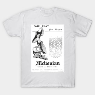 Meltonian - Leather Cream for Good Shoes - 1931 Vintage Advert T-Shirt